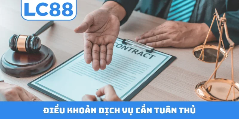 Điều khoản dịch vụ cần tuân thủ